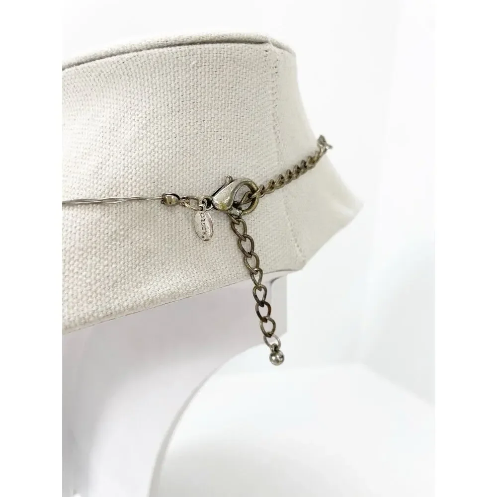 Chico’s Silver Western Vintage Navaho Southwestern Layered Necklace